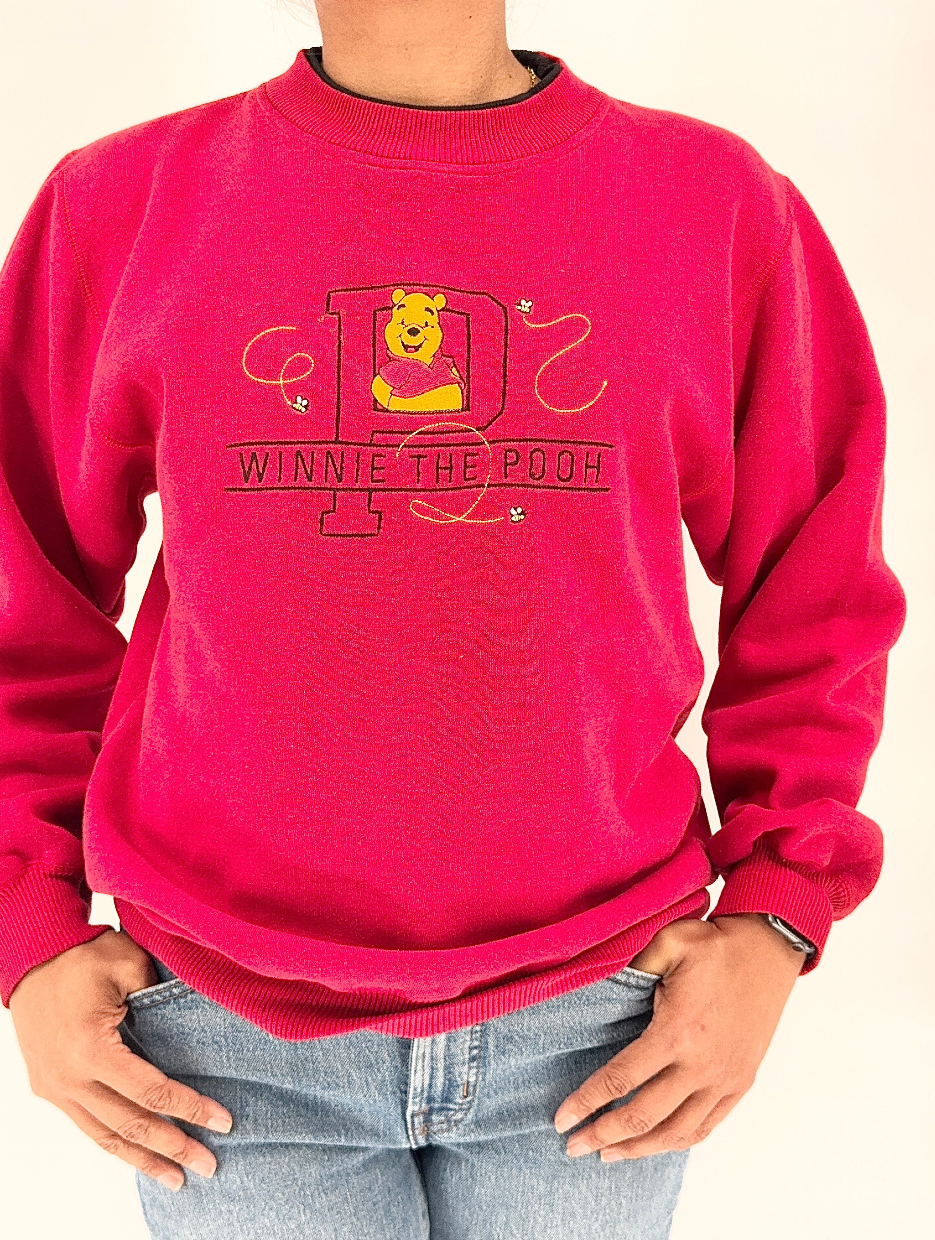 Nike winnie the pooh 2024 sweatshirt crewneck - red