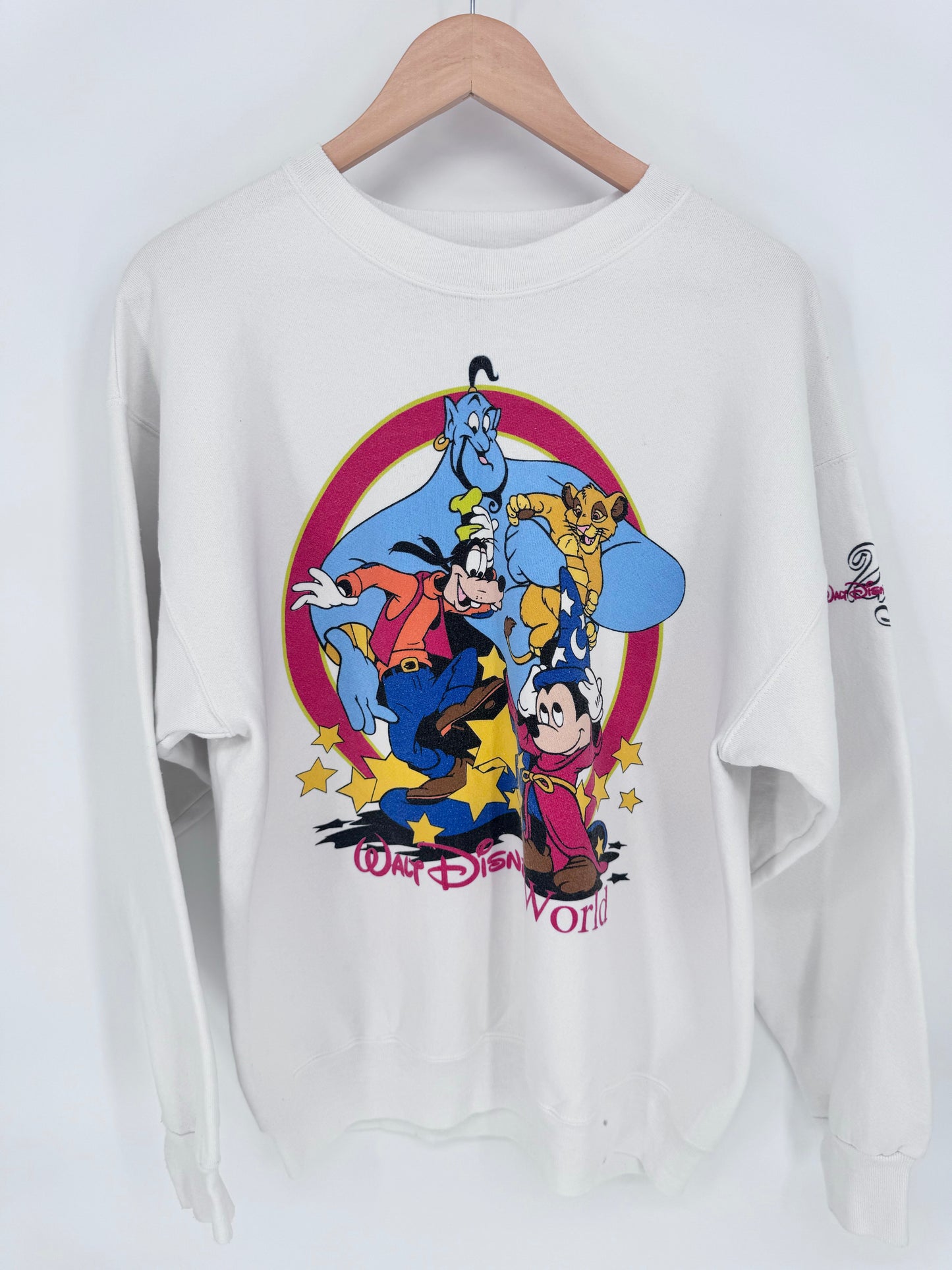 Mickey and Genie WDW 25th Anniversary Crewneck Fleece