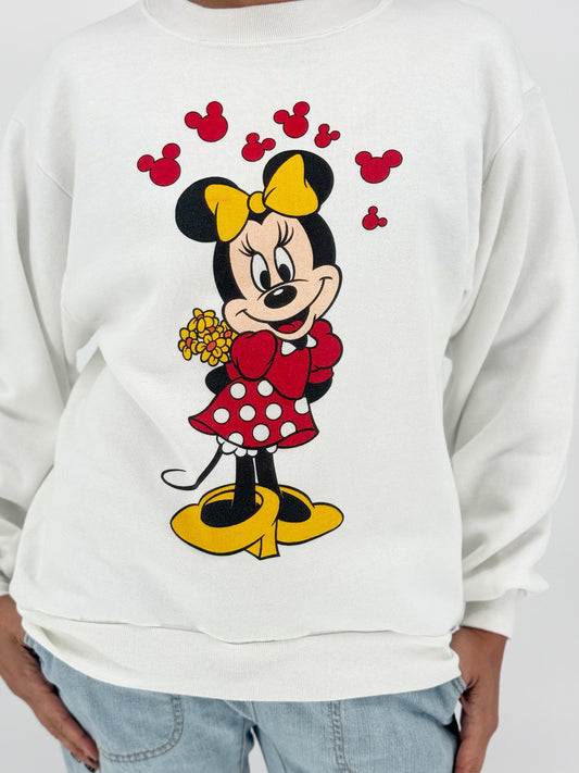 Minnie Mouse Hearts Crewneck Fleece