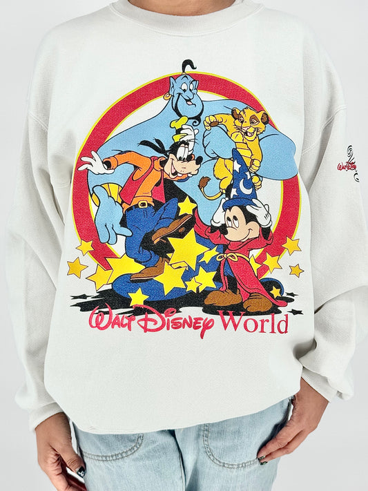 Mickey and Genie WDW 25th Anniversary Crewneck Fleece