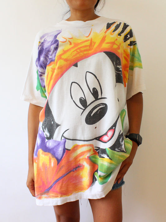 Big Face Colorful Mickey Tee