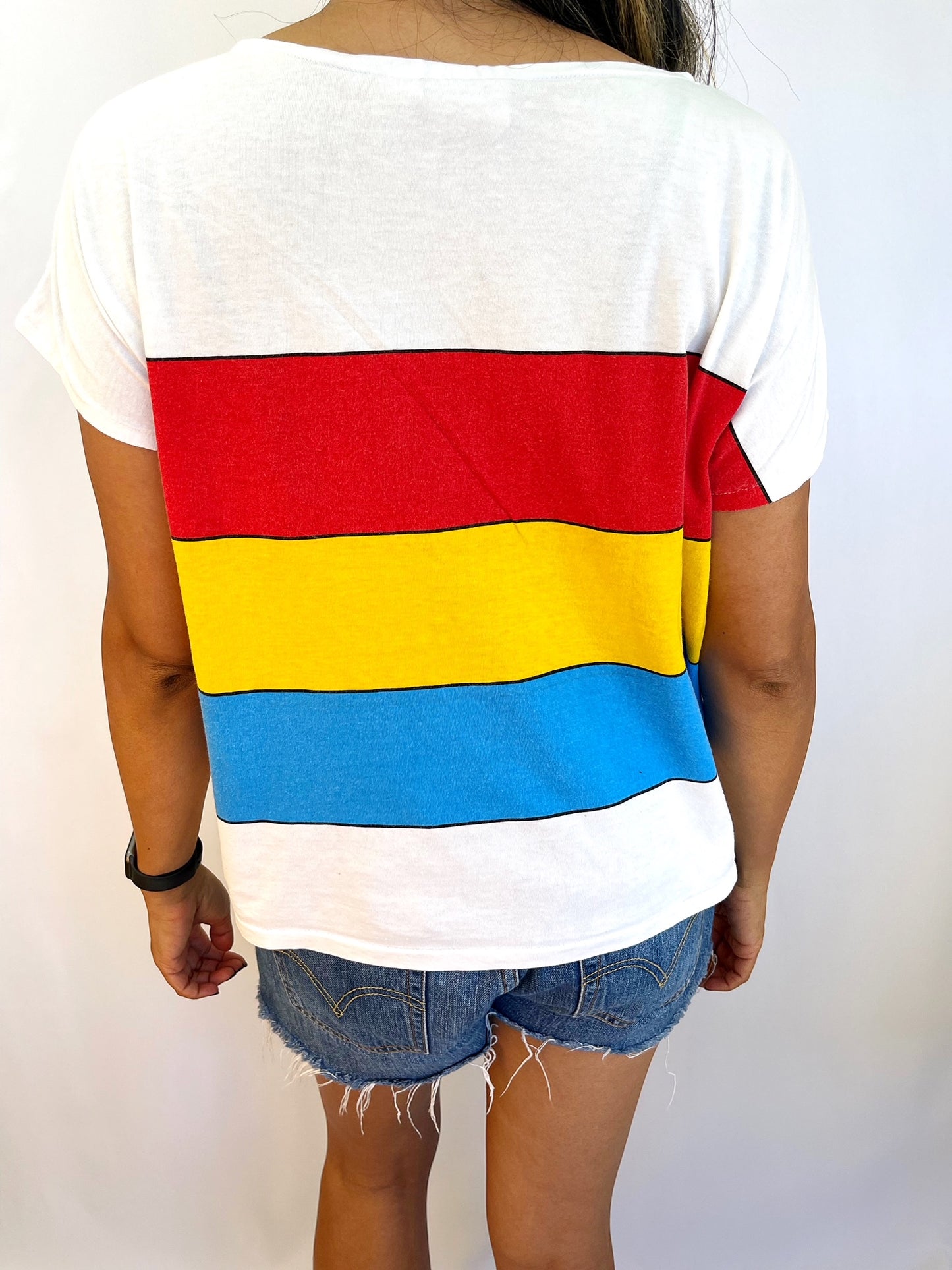 Vintage Mickey Striped Tee- Collector's Series #12