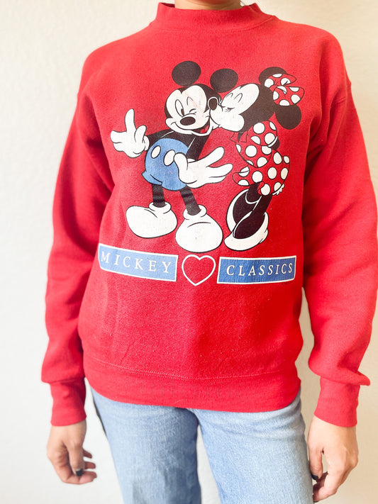 Mickey and Minnie Classics Crewneck Fleece