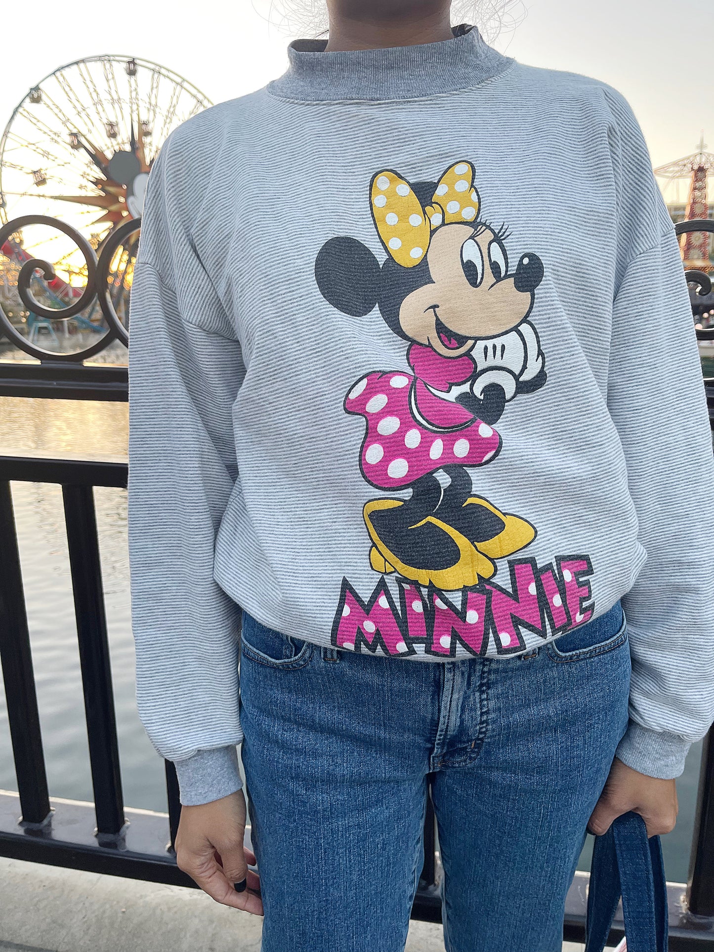 90s Lightweight Minnie Mouse Sweatshirt