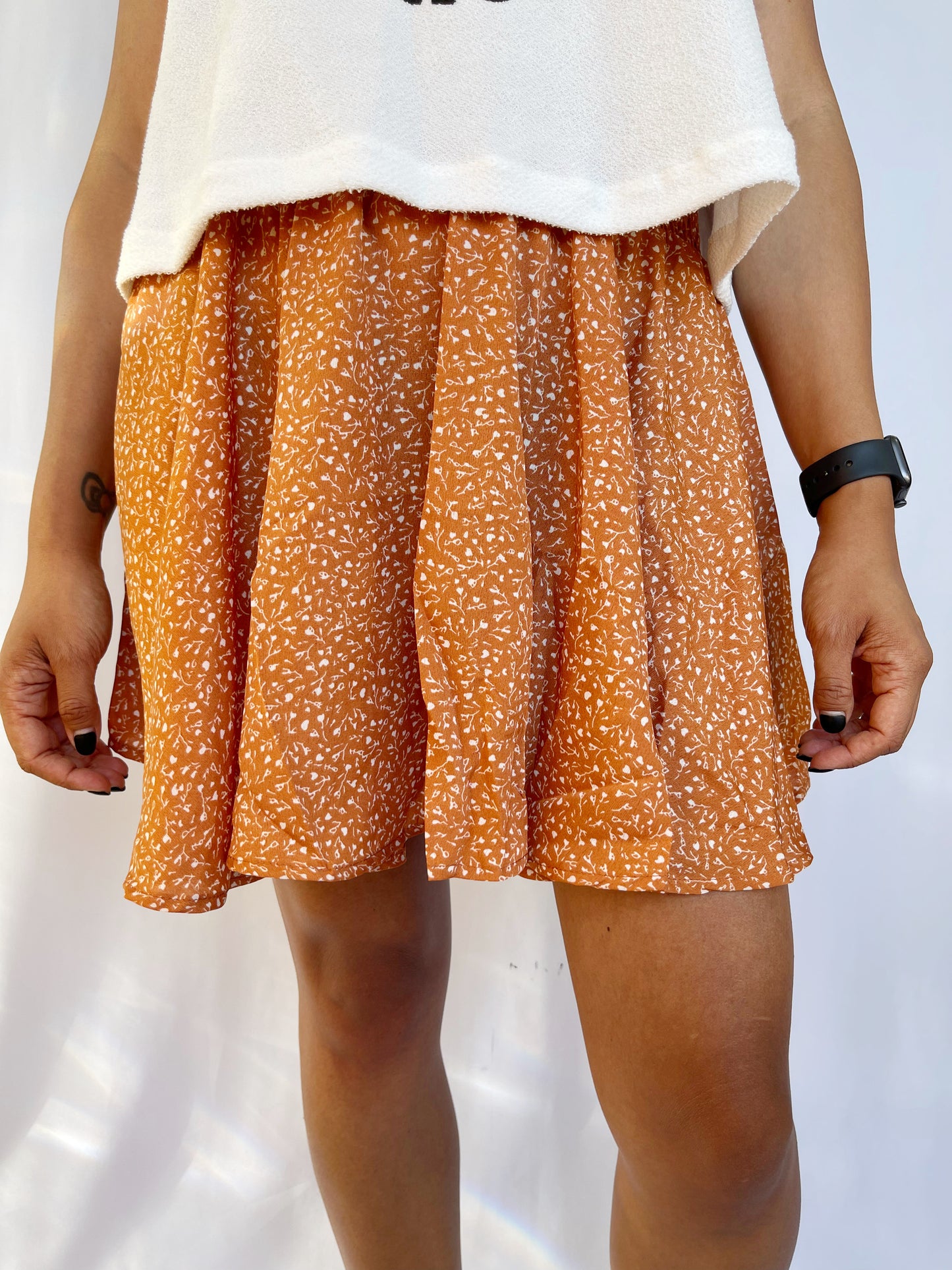 Ditsy Mini Skirt