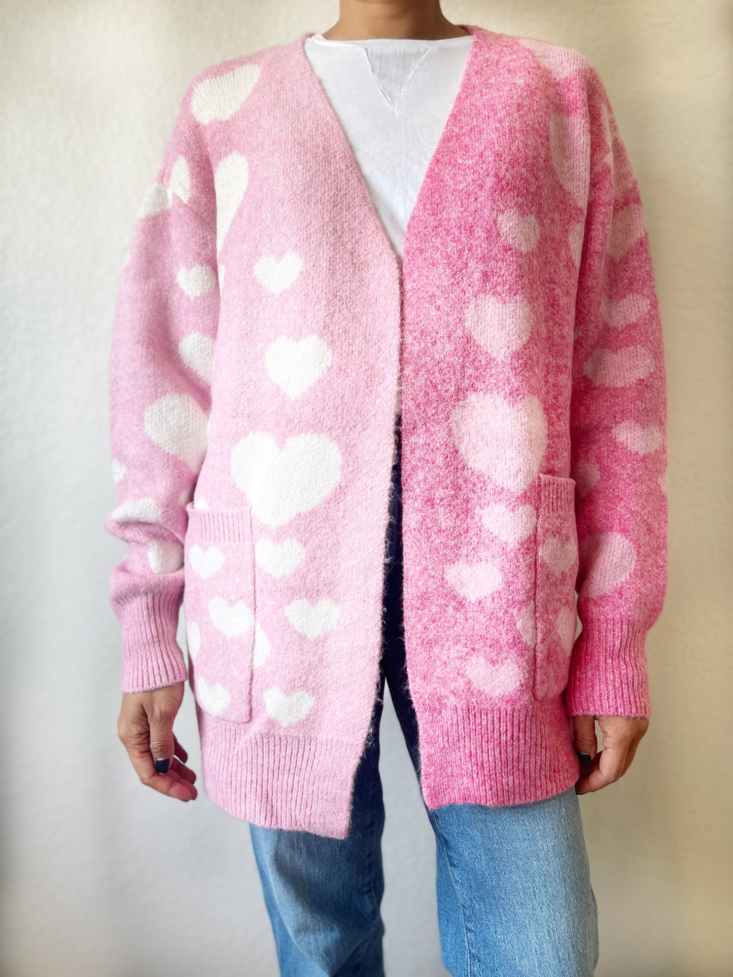 Sweethearts Colorblocked Heart Sweater